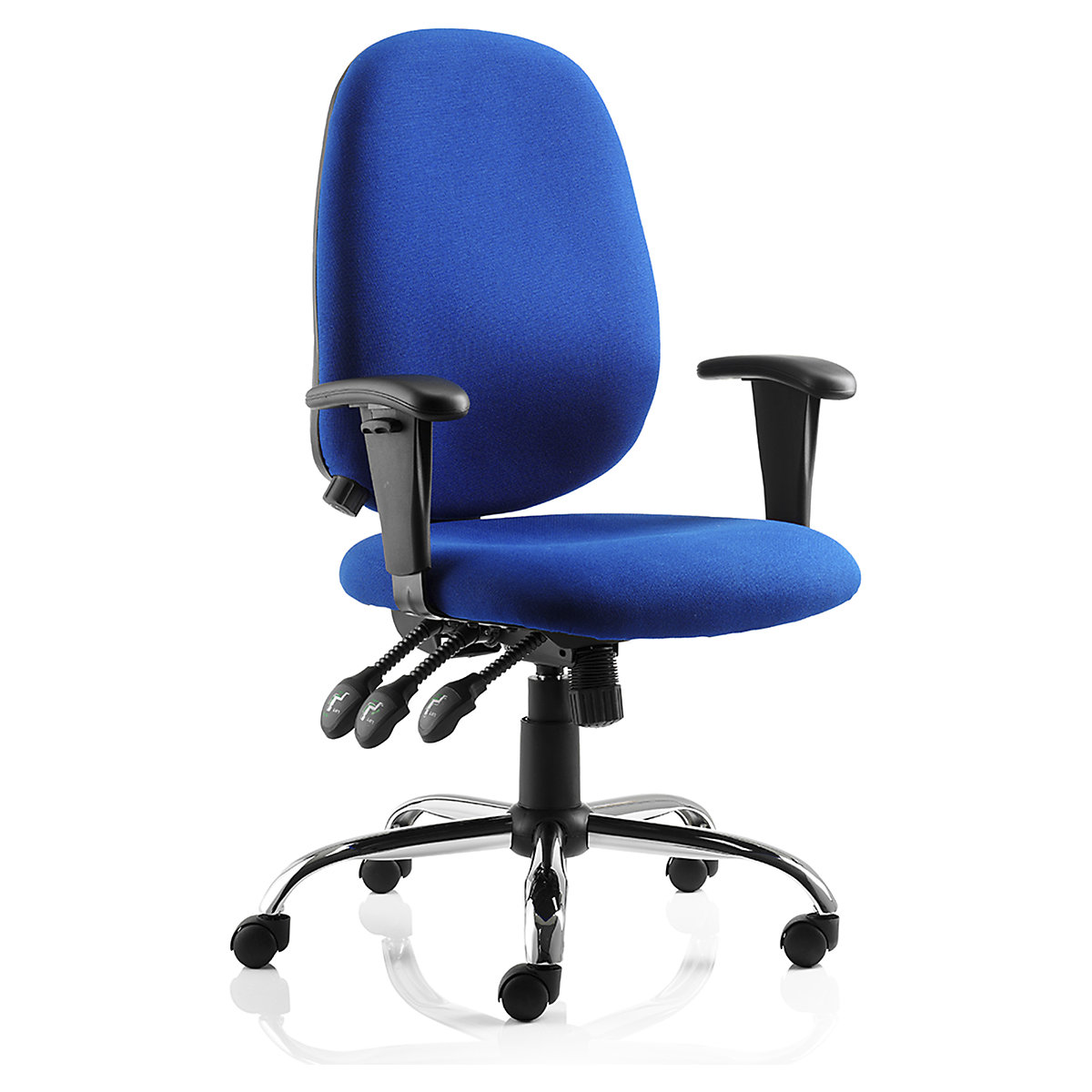 Lisbon Operator Task Chairs, Lisbon Operator Task Chairs, Lisbon | Task Operator Chair | 1040-1240 x 650 x 650 mm | Black | 125KG Weight Capacity | 8 Hours Usage-0