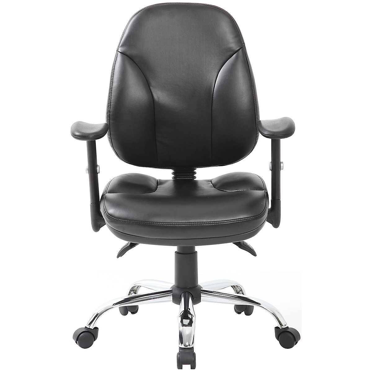 Select Ergonomic Leather Operator Chair (Product illustration 2)-1