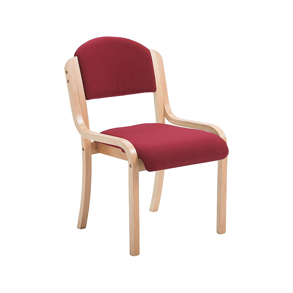 BiGDUG Essentials Devonshire Wooden Frame Stacking Chairs, BiGDUG Essentials Devonshire Wooden Frame Stacking Chairs, BiGDUG Essentials Devonshire Wooden Frame Chair | Wine | Stacking-0