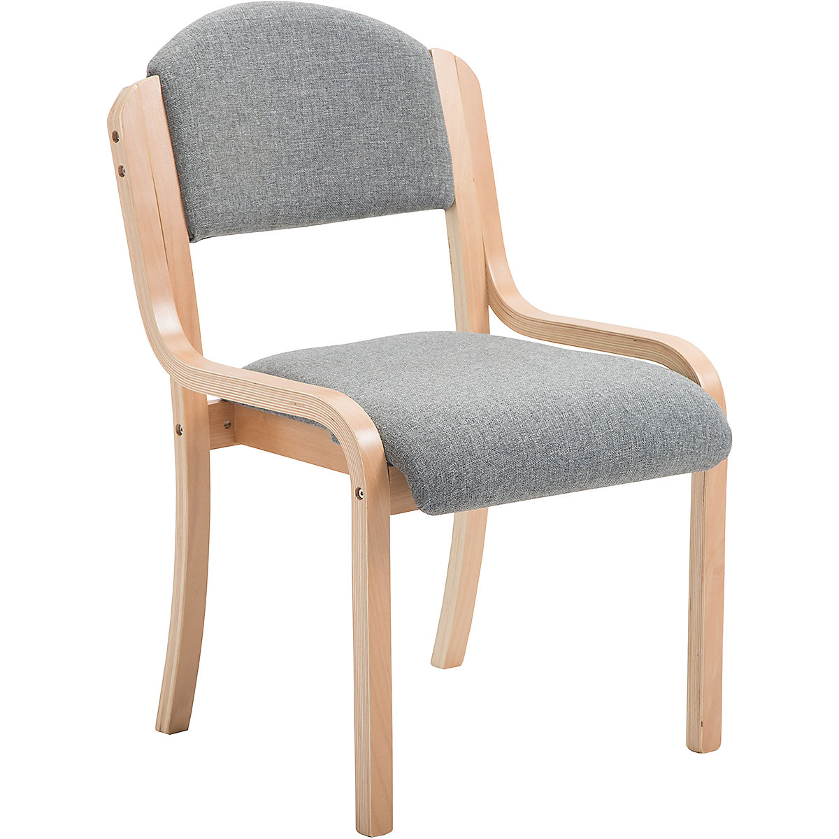 BiGDUG Essentials Devonshire Wooden Frame Stacking Chairs, BiGDUG Essentials Devonshire Wooden Frame Stacking Chairs, BiGDUG Essentials Devonshire Wooden Frame Chair | Slate Grey | Stacking-0