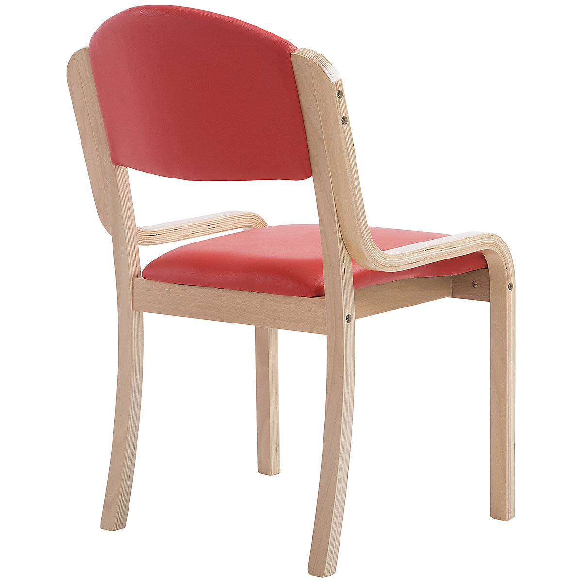 Devonshire Vinyl Office Stacking Chairs (Product illustration 5)-4