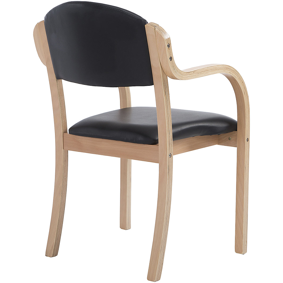 Devonshire Vinyl Stackable Armchairs (Product illustration 3)-2