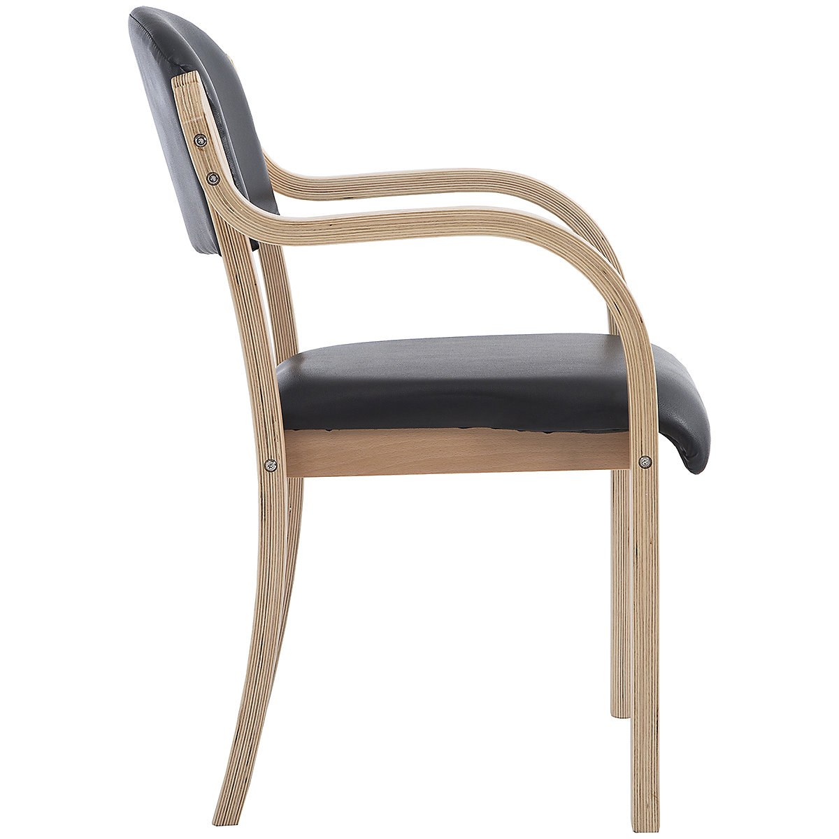 Devonshire Vinyl Stackable Armchairs (Product illustration 2)-1
