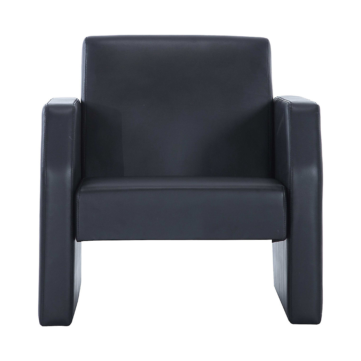 Rest Bonded Leather Armchair (Product illustration 2)-1