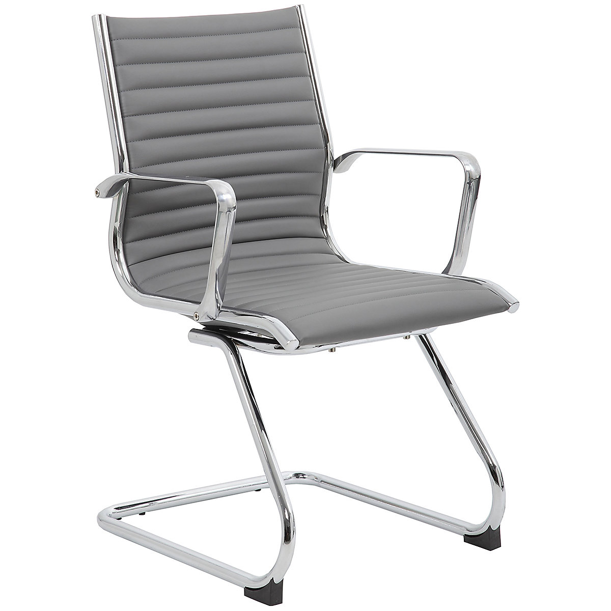 Abbey Leather Visitor Chairs, Abbey Leather Visitor Chairs, Abbey Leather Visitor Chair | Grey-1