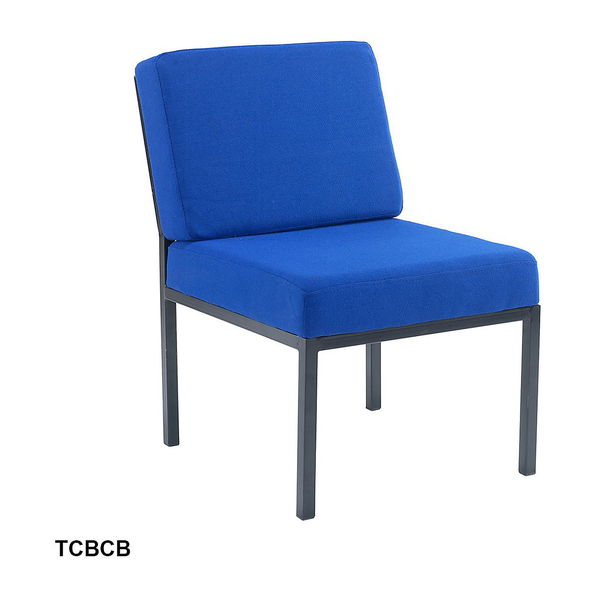 Boudin Reception Chairs, Boudin Reception Chairs, Boudin Reception Chair In Royal Blue Fabric-0