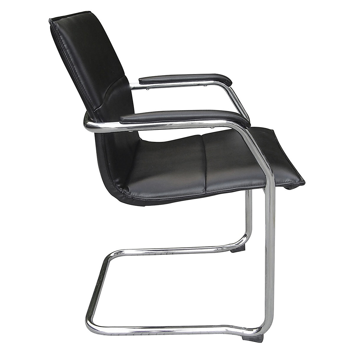Essence Leather Visitor Chairs For Office - Pack of 2 (Product illustration 2)-1