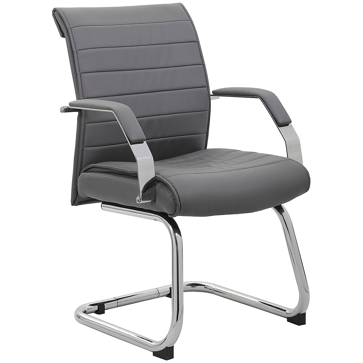 Identity Leather Visitor Chair, Identity Leather Visitor Chair, Identity Leather Visitor Chair | Grey-0
