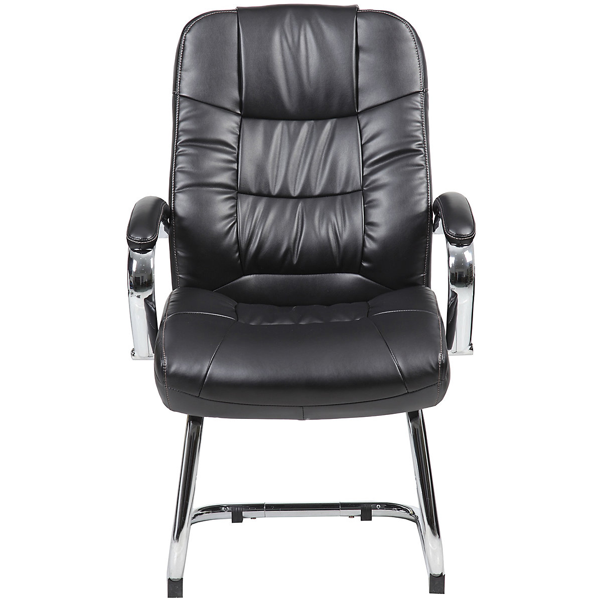 Verona Leather Visitor Chair (Product illustration 2)-1