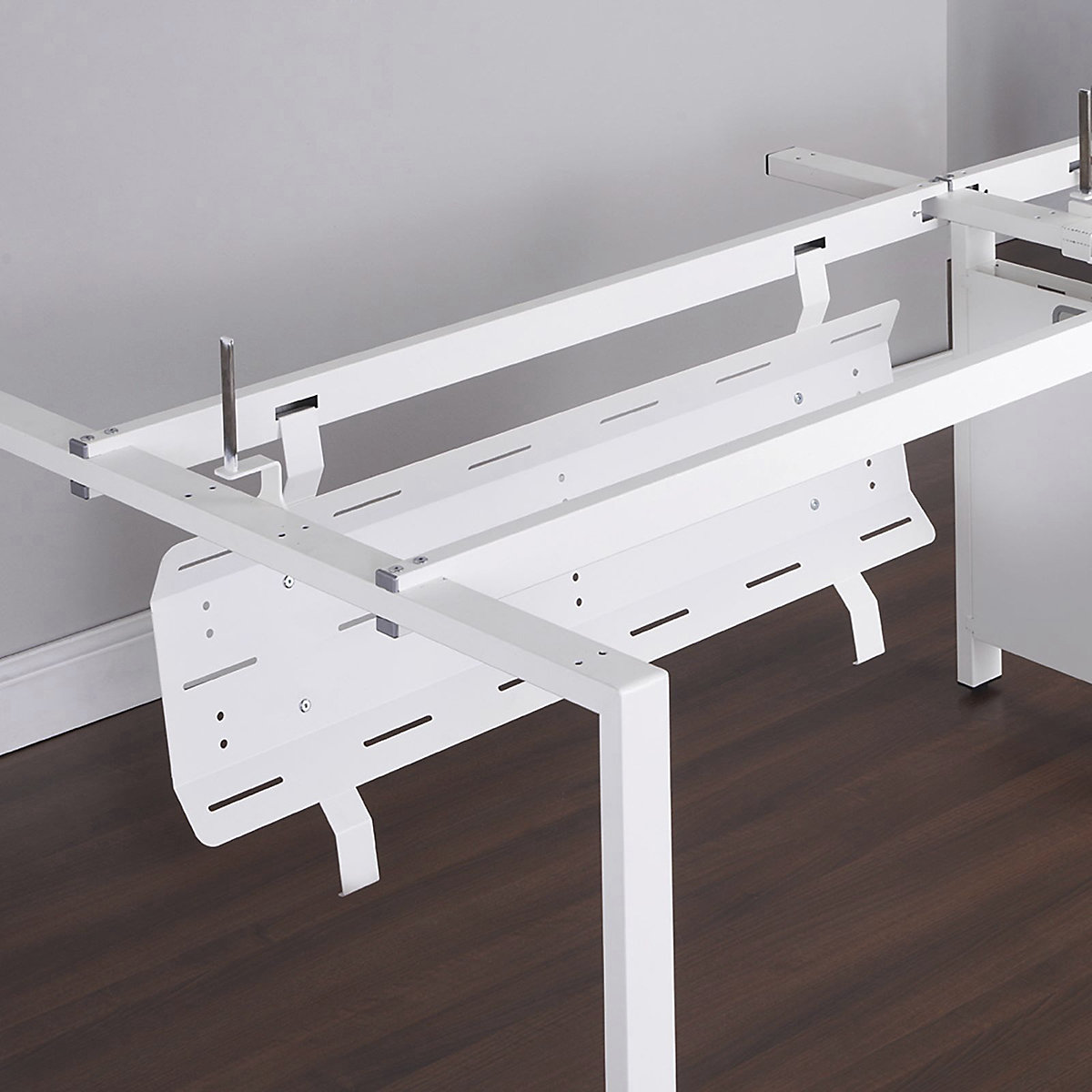 Collab Cable Tray & Bracket For Back To Back Desks (Product illustration 2)-1