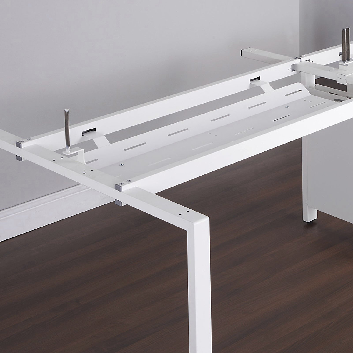 Collab Cable Tray & Bracket For Back To Back Desks (Product illustration 3)-2