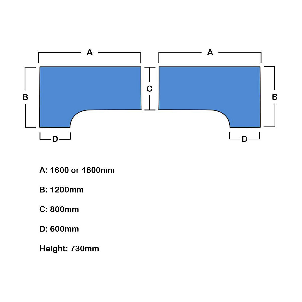 Commerce II Ergonomic Office Desks (Product illustration 3)-2