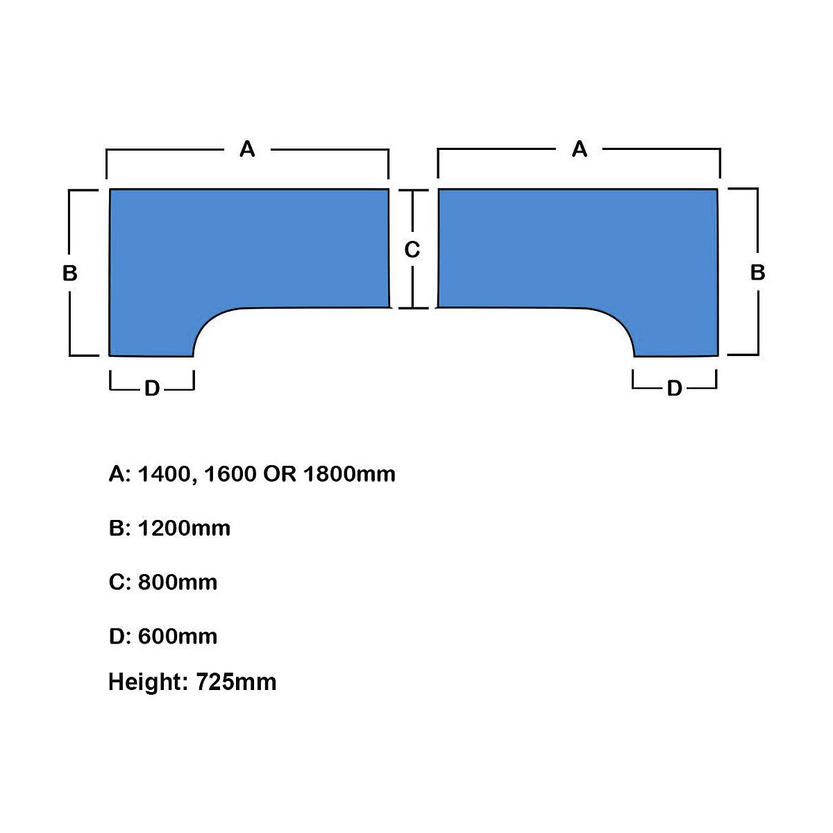 Stellar Ergonomic Desks (Product illustration 3)-2