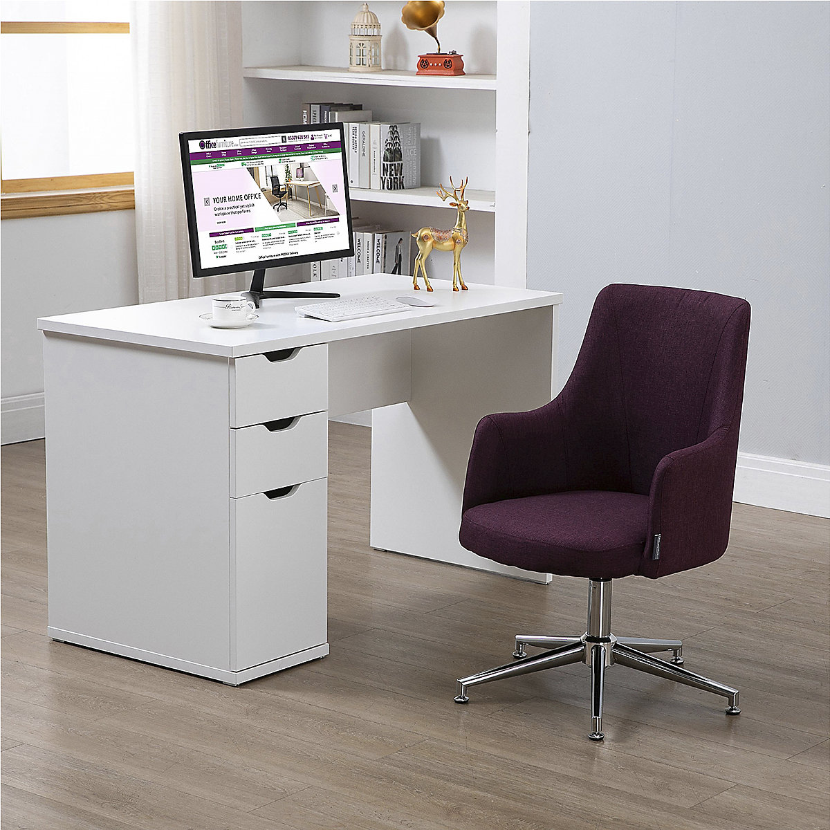 Aspyre Uno At Home Office Desk (Product illustration 3)-2
