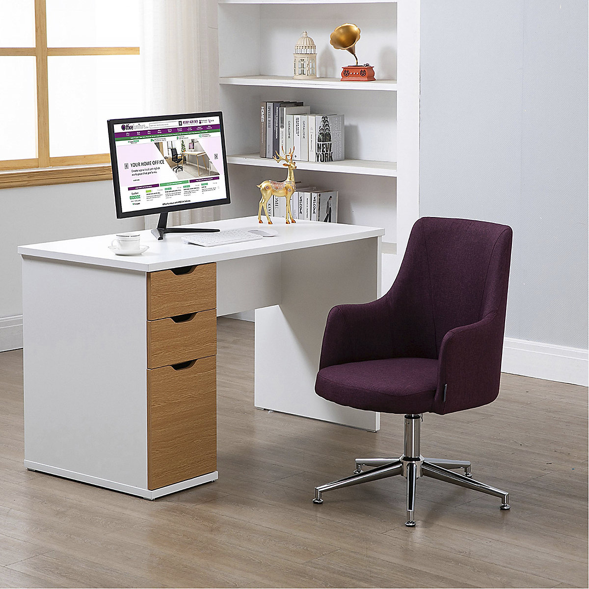 Aspyre Uno At Home Office Desk (Product illustration 4)-3