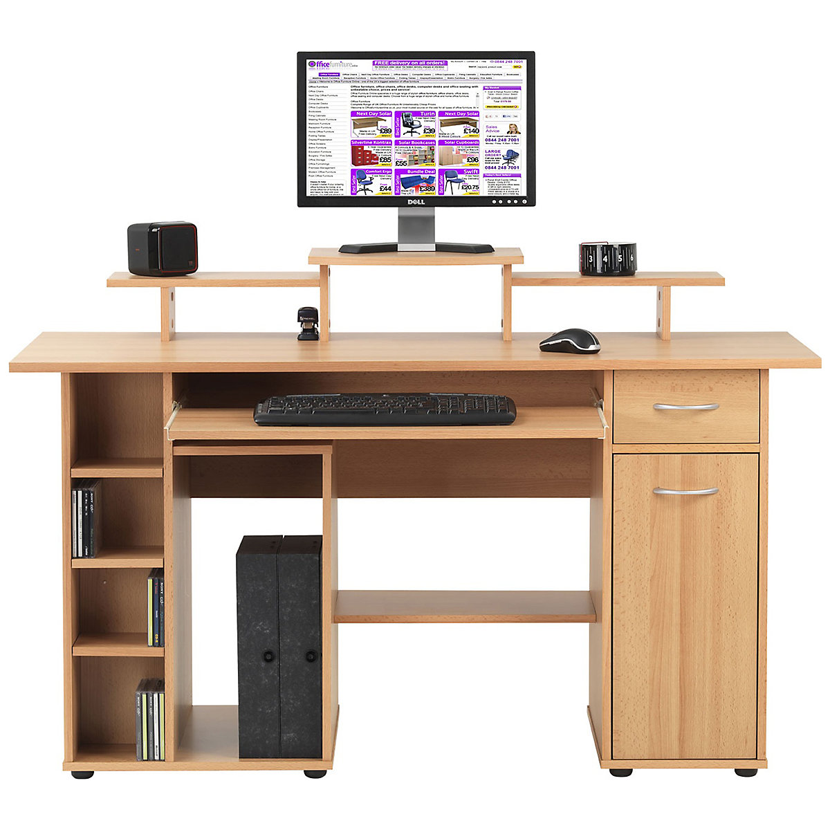 Huntington Computer Desk (Product illustration 2)-1