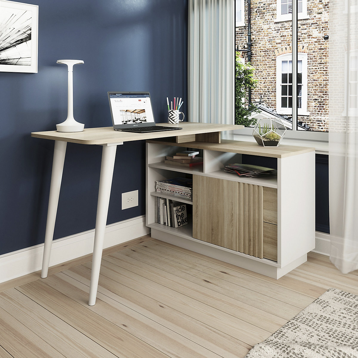 Twist Home Office Desk (Product illustration 2)-1