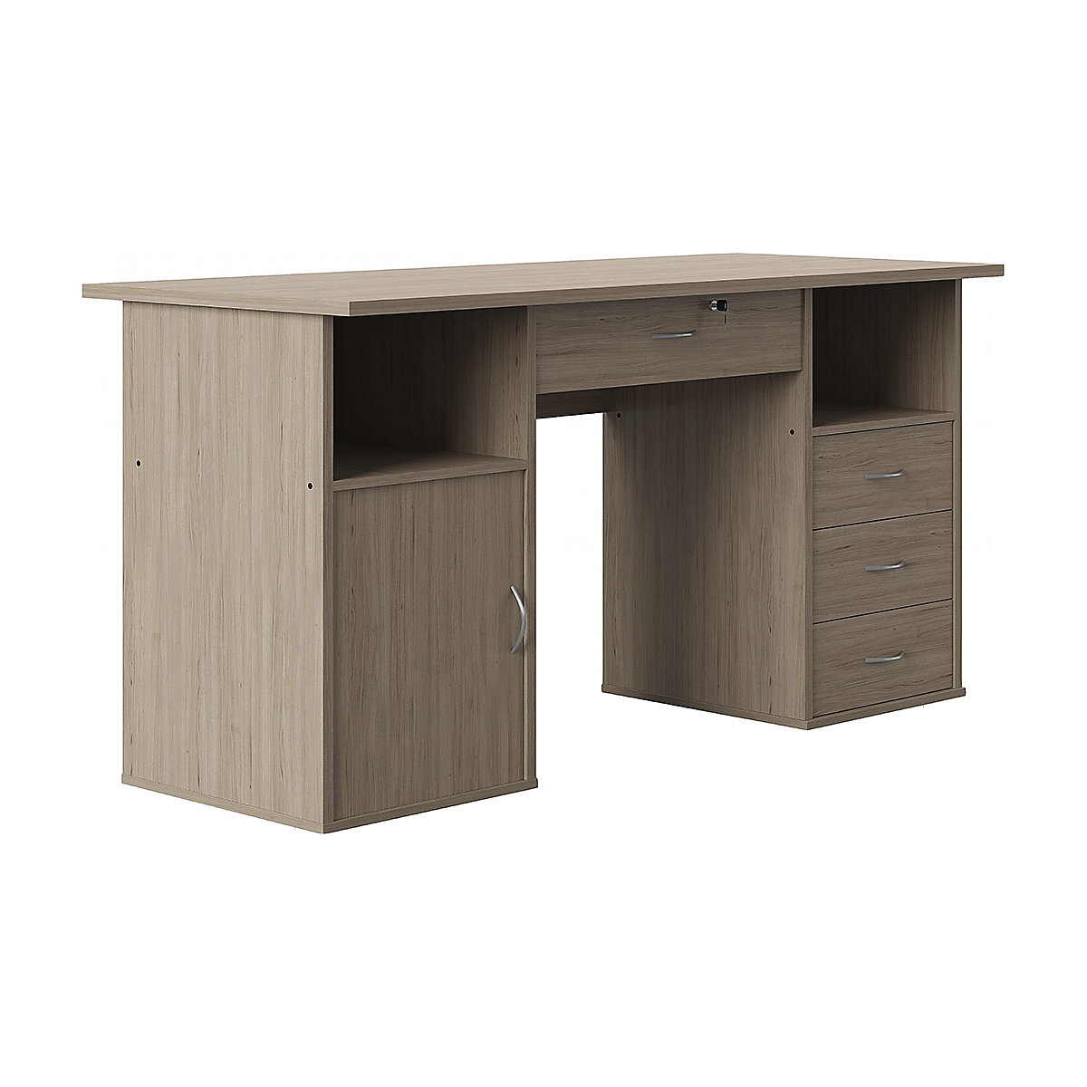 Westcliff Computer Desk, Westcliff Computer Desk, Westcliff Computer Desk 740h x 1450w x 600d mm | Oak-0