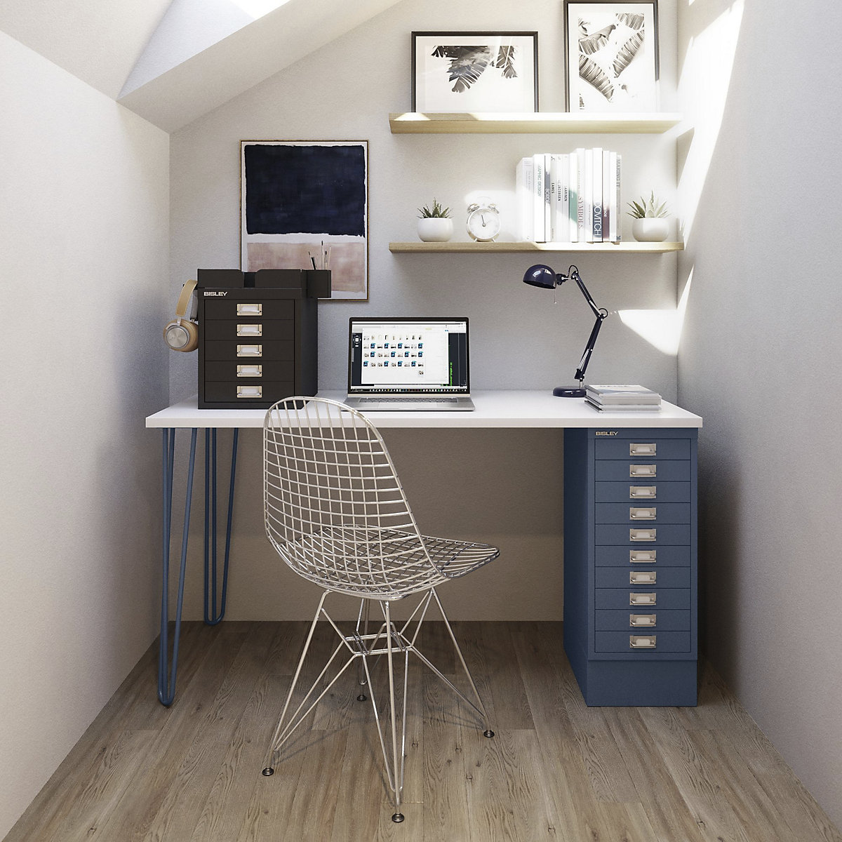 Bisley MultiDesk With Multidrawer