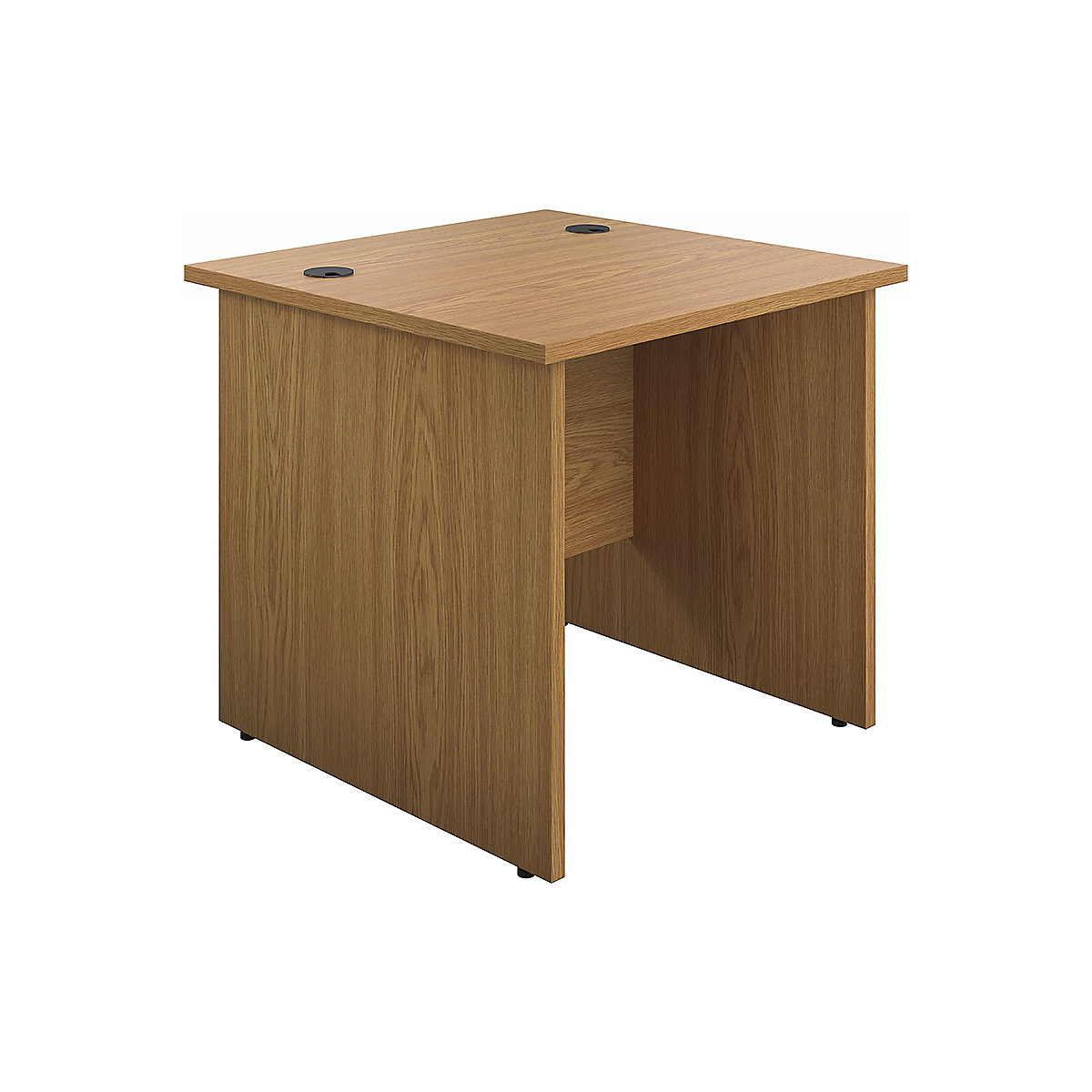 Commerce II Panel End Rectangular Office Desks, Commerce II Panel End Rectangular Office Desks, Commerce II Panel End Rectangular Office Desks 730h x 800w x 800d mm | Oak | Next Day Delivery-3