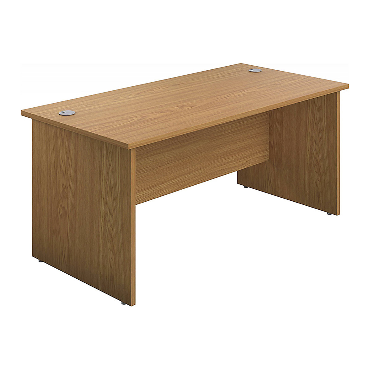 Commerce II Panel End Rectangular Office Desks, Commerce II Panel End Rectangular Office Desks, Commerce II Panel End Rectangular Office Desks 730h x 1600w x 800d mm | Oak | Next Day Delivery-0
