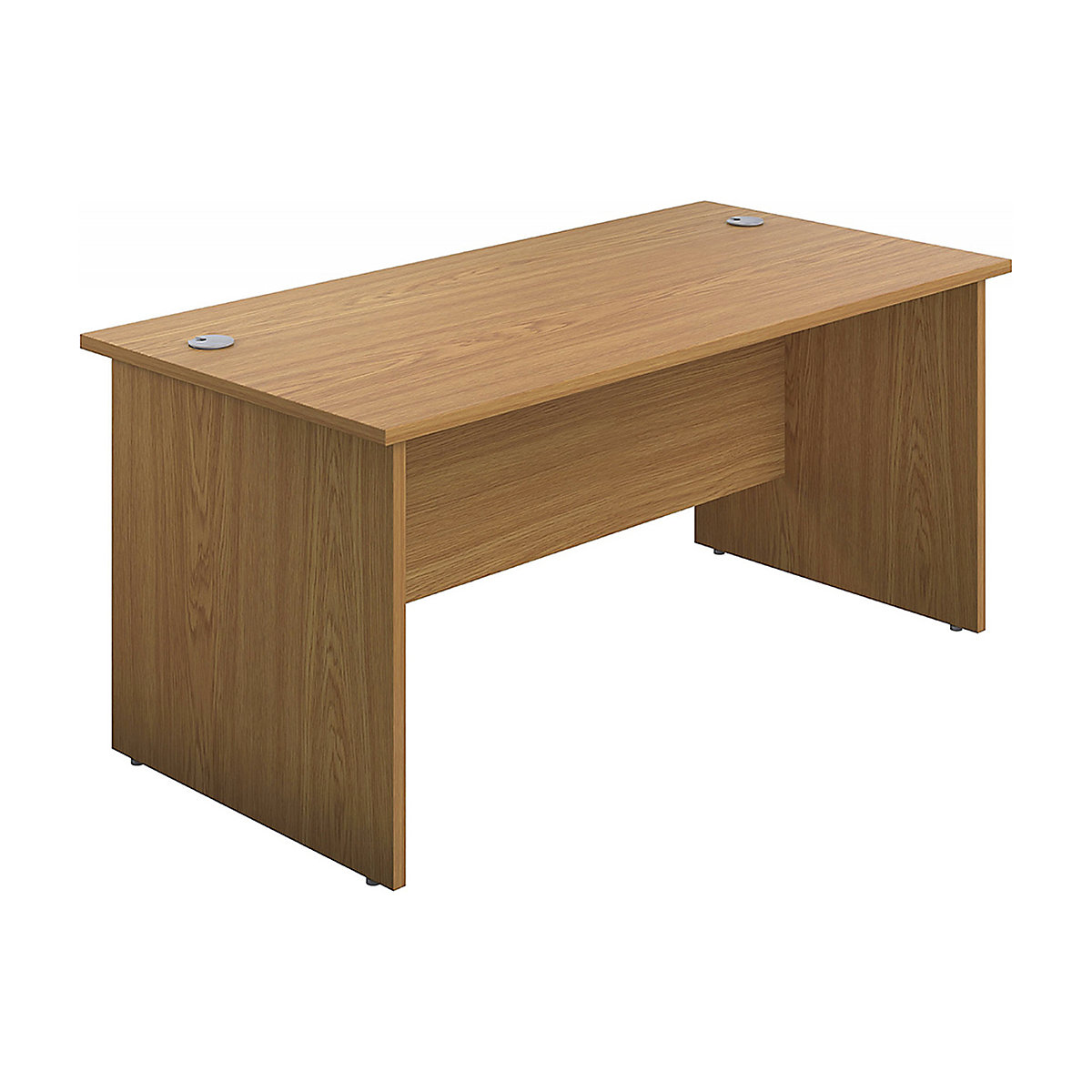 Commerce II Panel End Rectangular Office Desks, Commerce II Panel End Rectangular Office Desks, Commerce II Panel End Rectangular Office Desks 730h x 1200w x 800d mm | Oak | Next Day Delivery-0