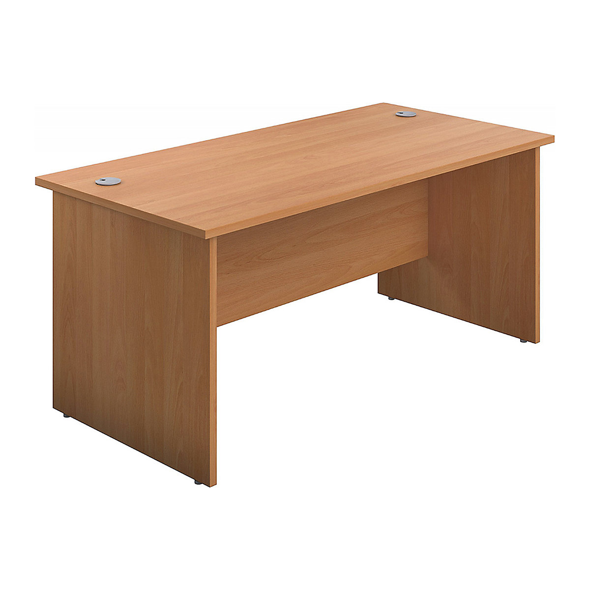 Commerce II Panel End Rectangular Office Desks, Commerce II Panel End Rectangular Office Desks, Commerce II Panel End Rectangular Office Desks 730h x 1800w x 800d mm | Beech | Next Day Delivery-0