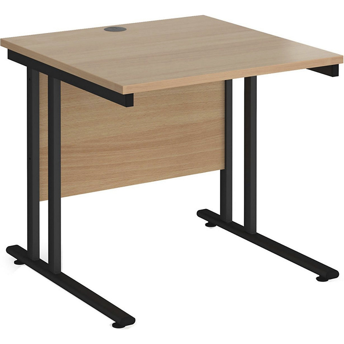 Stellar Compact Rectangular Desks, Stellar Compact Rectangular Desks, Stellar Compact Rectangular Desks 725h x 1200w x 600d mm | White | Next Day | Silver Legs-0