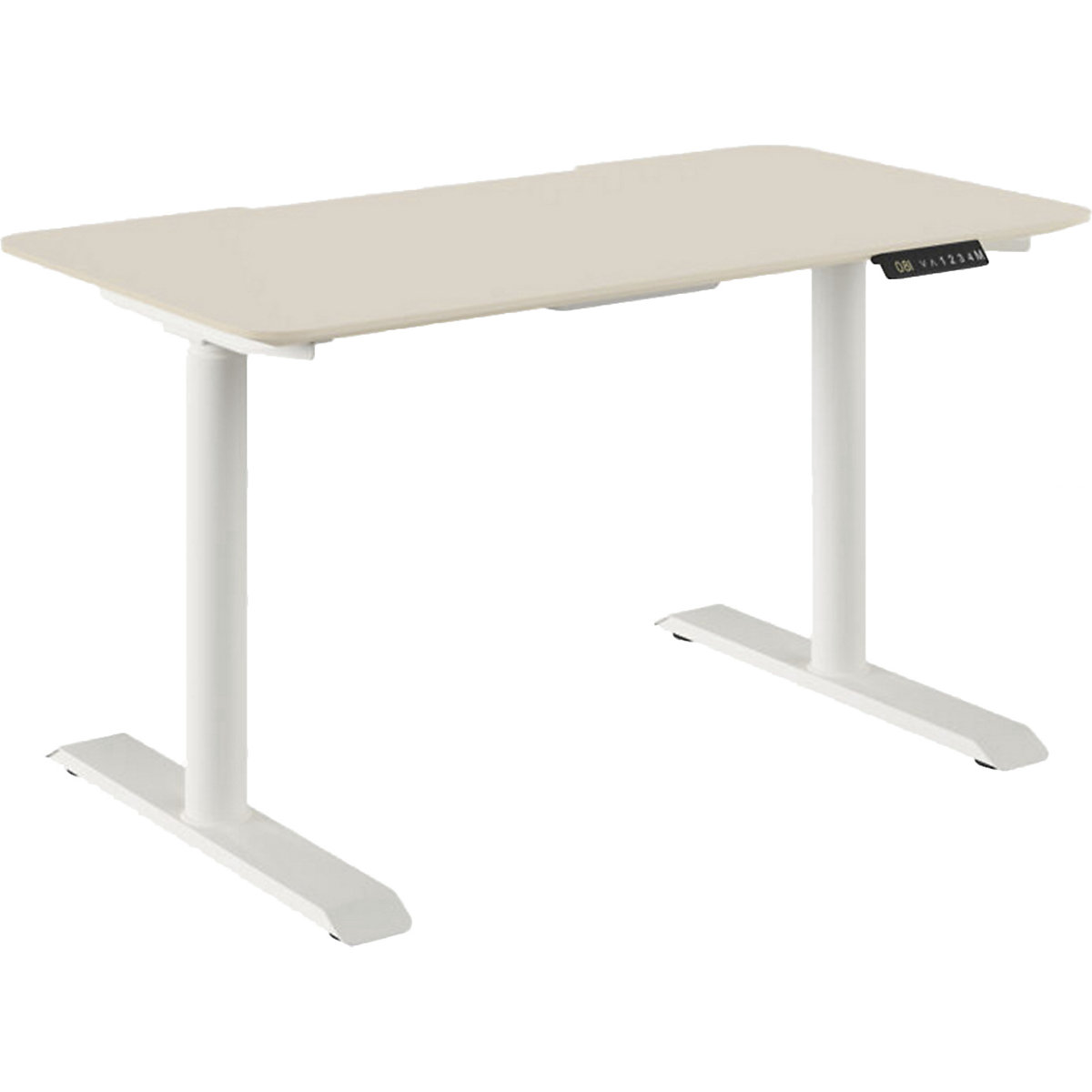 Bisley Perfect Sense Height Adjustable Sit-Stand Office Desk, Bisley Perfect Sense Height Adjustable Sit-Stand Office Desk, Bisley Perfect Sense Height Adjustable Sit-Stand Office Desk | 1200mm | White | Cashmere Grey-0