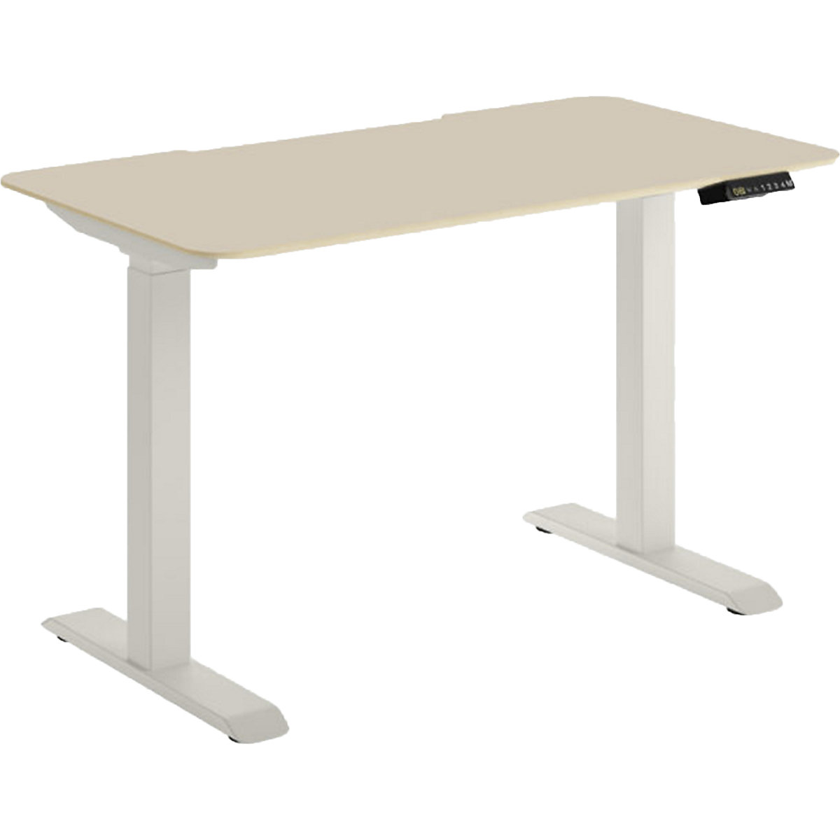 Bisley Square Frame Perfect Sense Height Adjustable Sit-Stand Duo Office Desk, Bisley Square Frame Perfect Sense Height Adjustable Sit-Stand Duo Office Desk, Bisley Square Frame Perfect Sense Height Adjustable Sit-Stand Duo Office Desk | White | Cashmere Grey-0