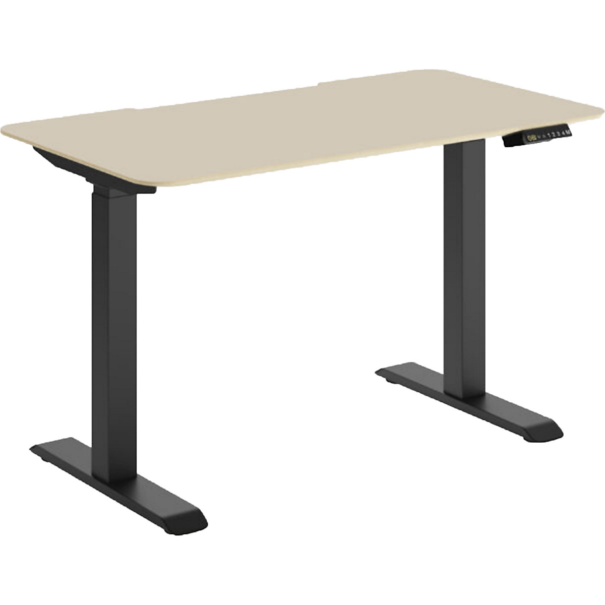 Bisley Square Frame Perfect Sense Height Adjustable Sit-Stand Office Desk, Bisley Square Frame Perfect Sense Height Adjustable Sit-Stand Office Desk, Bisley Square Frame Perfect Sense Height Adjustable Sit-Stand Office Desk | Black | Cashmere Grey-0