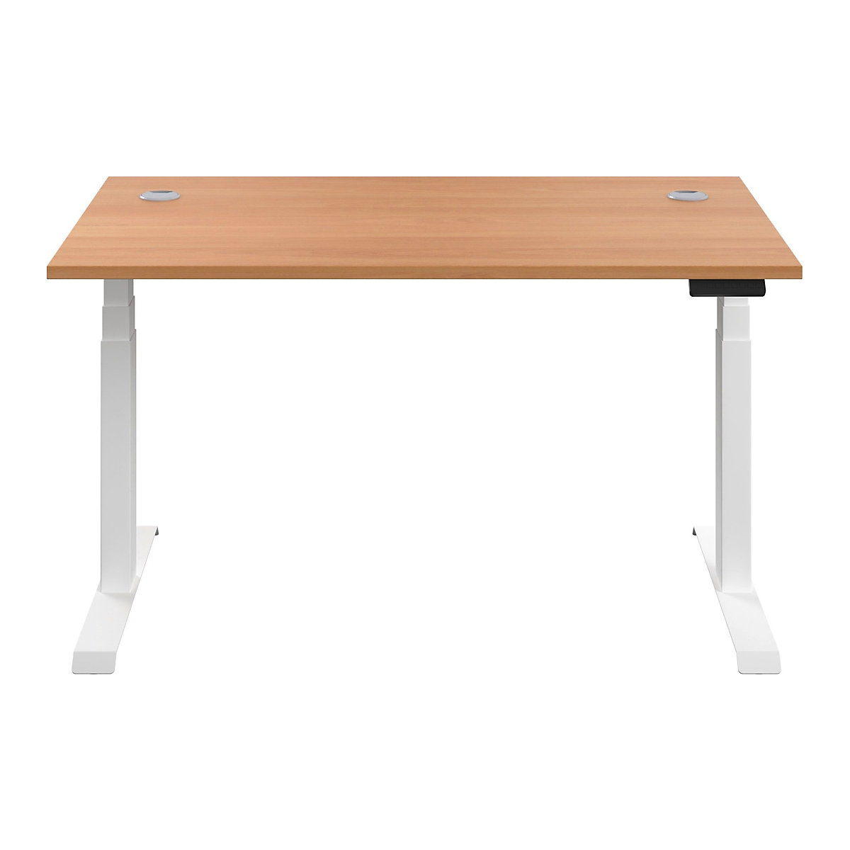 Commerce II Height Adjustable Rectangular Sit-Stand Desks (Product illustration 3)-2