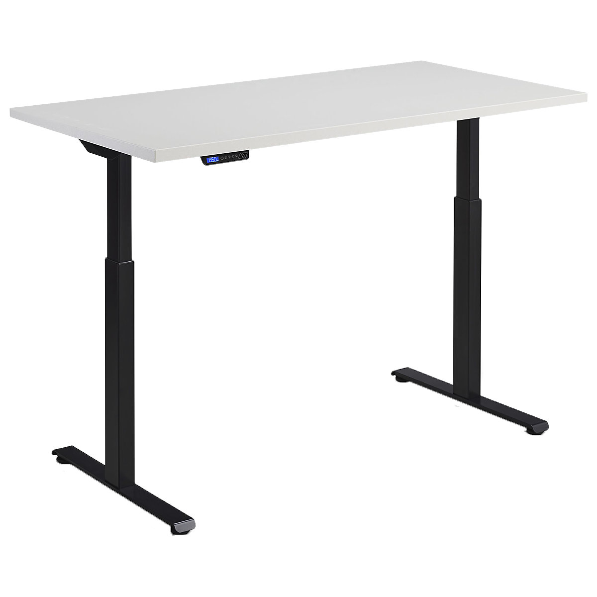 Hush Dual Motor Height Adjustable Sit-Stand Office Desk, Hush Dual Motor Height Adjustable Sit-Stand Office Desk, Hush Dual Motor Height Adjustable Sit-Stand Office Desk | 1400W x 800D | Black | Grey-0