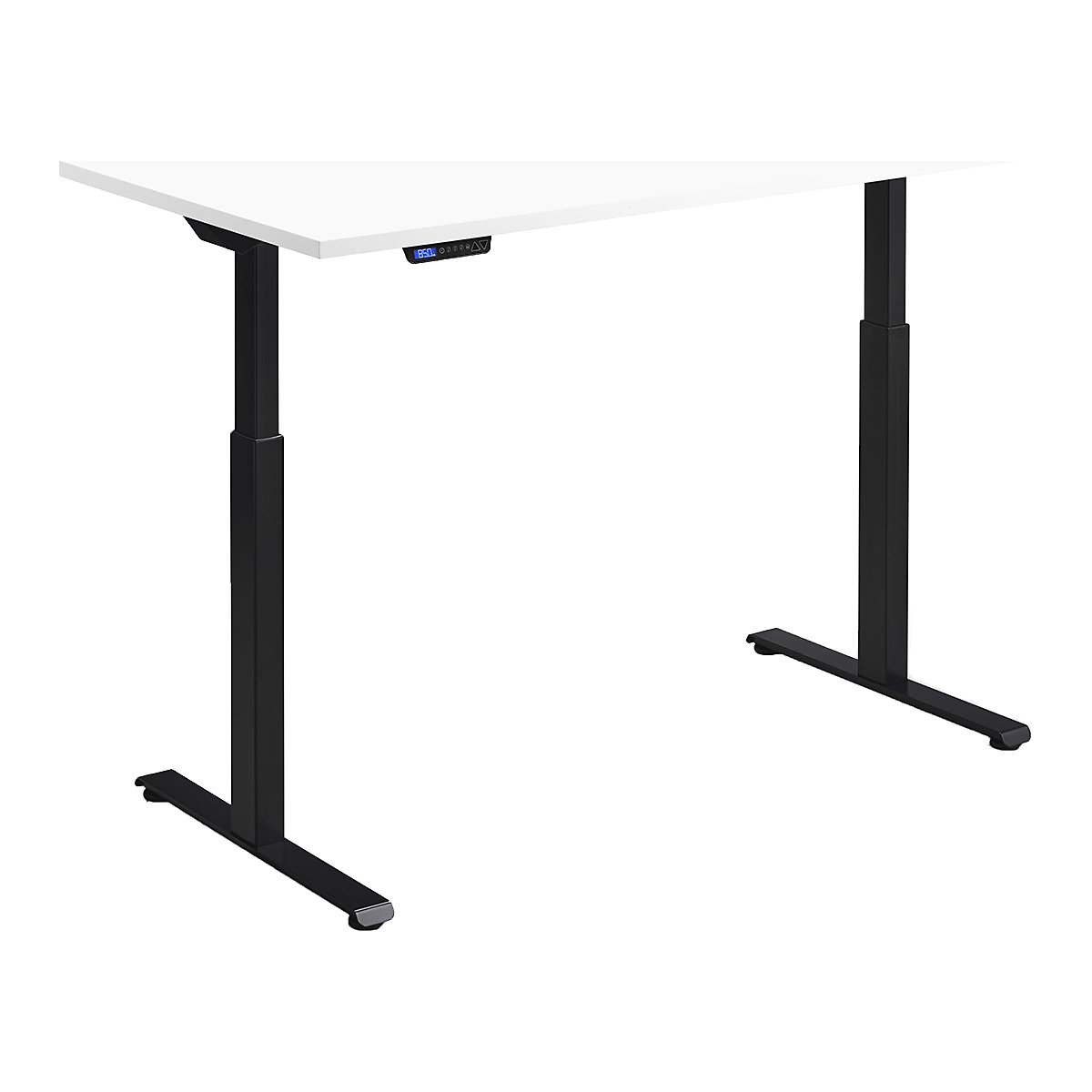 Hush Dual Motor Height Adjustable Sit-Stand Office Desk, Hush Dual Motor Height Adjustable Sit-Stand Office Desk, Hush Dual Motor Height Adjustable Sit-Stand Office Desk | 1600W x 800D | Black | White-0