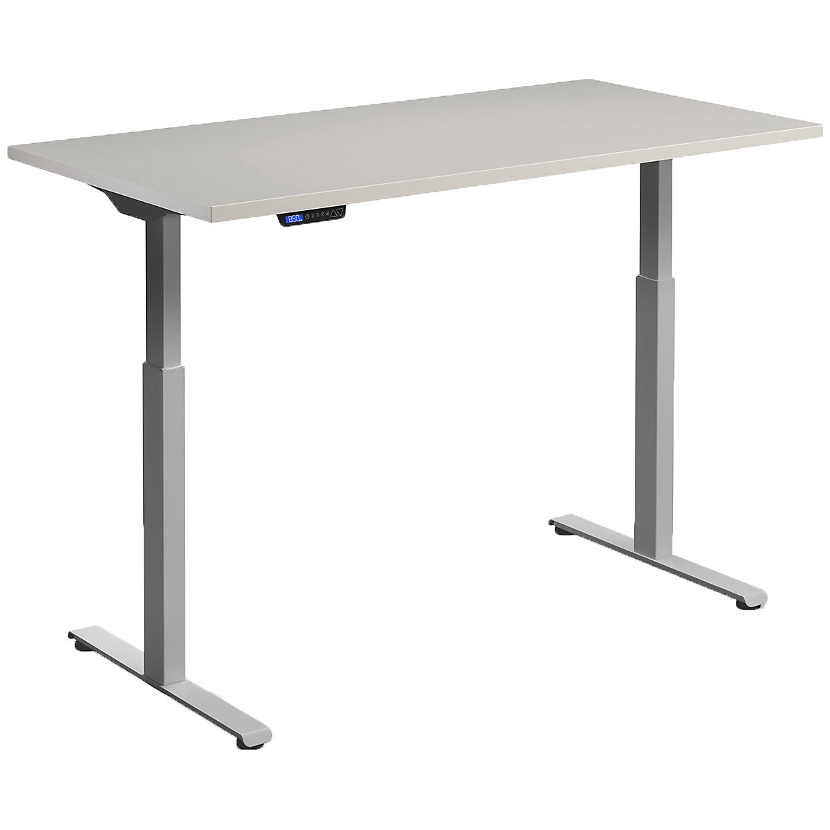Hush Dual Motor Height Adjustable Sit-Stand Office Desk, Hush Dual Motor Height Adjustable Sit-Stand Office Desk, Hush Dual Motor Height Adjustable Sit-Stand Office Desk | 1400W x 700D | Silver | Cashmere-0