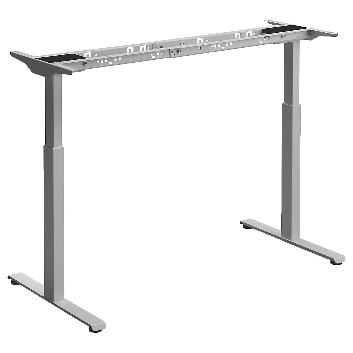 Hush Dual Motor Height Adjustable Sit-Stand Office Desk, Hush Dual Motor Height Adjustable Sit-Stand Office Desk, Hush Dual Motor Height Adjustable Sit-Stand Office Desk | 1000W x 600D | Silver | Oak-0