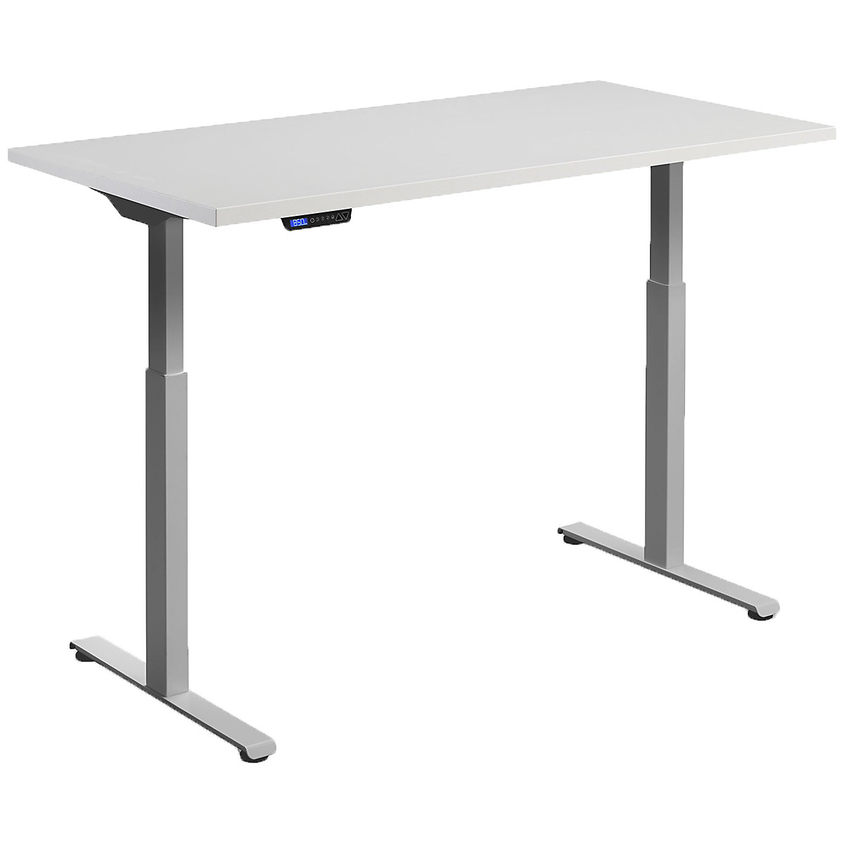 Hush Dual Motor Height Adjustable Sit-Stand Office Desk, Hush Dual Motor Height Adjustable Sit-Stand Office Desk, Hush Dual Motor Height Adjustable Sit-Stand Office Desk | 1200W x 800D | Silver | Grey-0