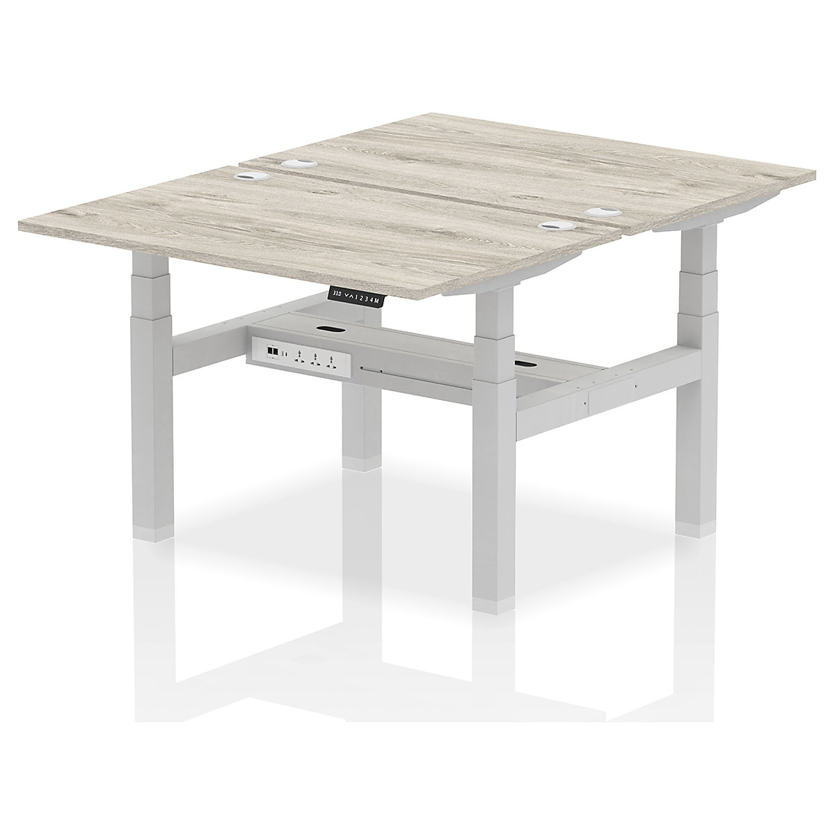 Air Back to Back Standing Desks With USB Ports