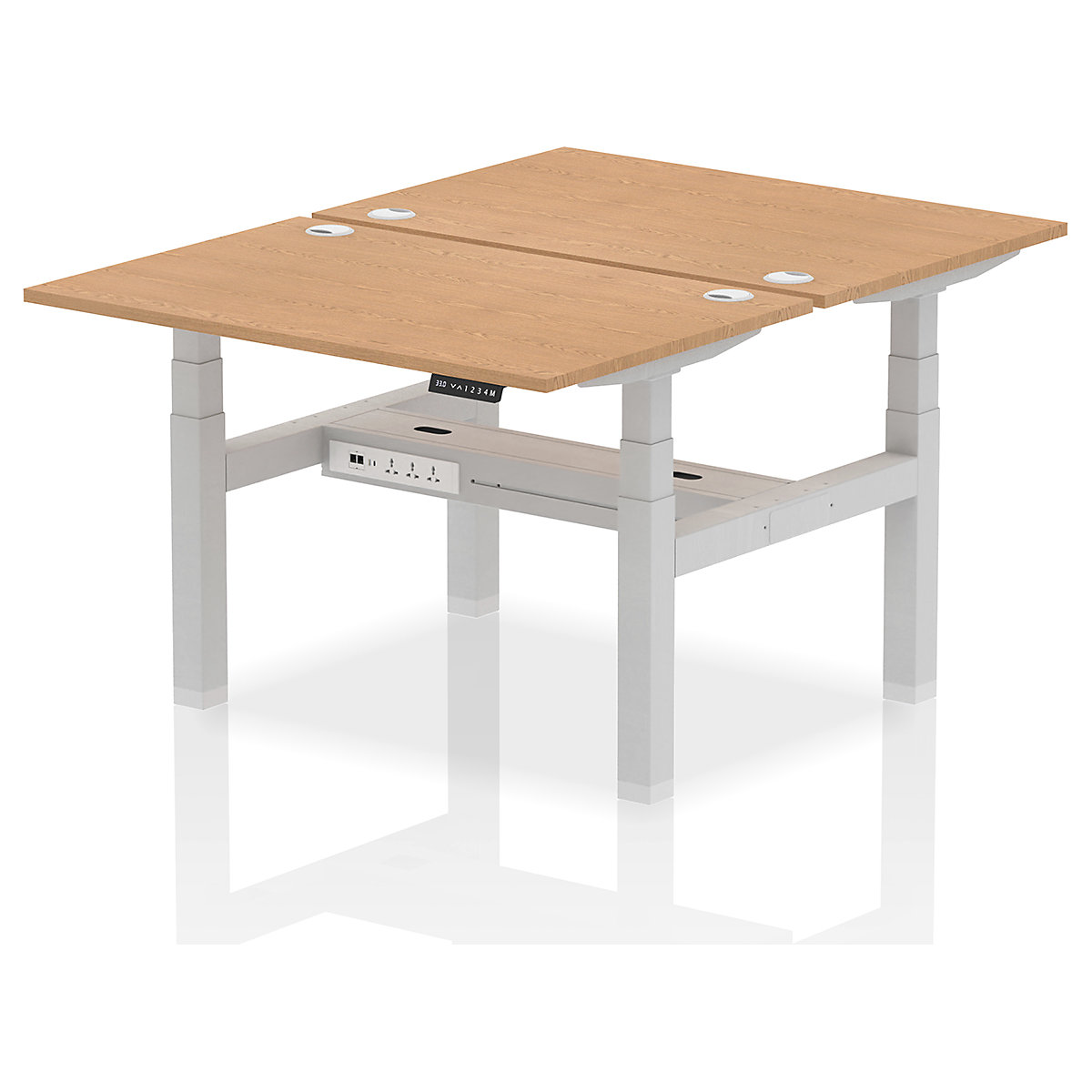 Air Back to Back Standing Desks With USB Ports