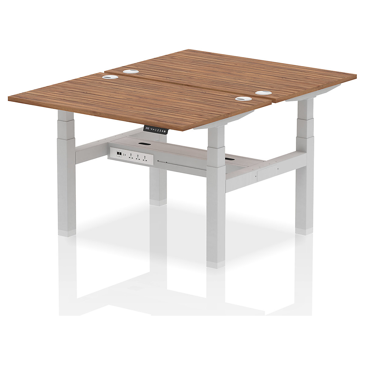 Air Back to Back Standing Desks With USB Ports