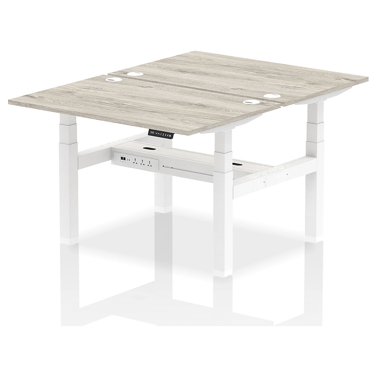 Air Back to Back Standing Desks With USB Ports