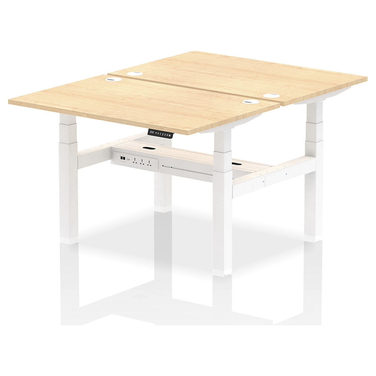 Air Back to Back Standing Desks With USB Ports