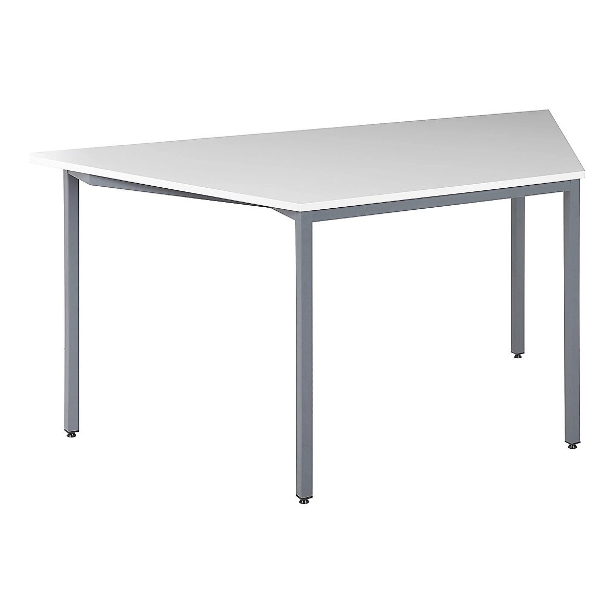 Karbon Trapezoidal Flexi Contemporary Table, Karbon Trapezoidal Flexi Contemporary Table, Karbon Trapezoidal Flexi Contemporary Table 740h x 1200w x 600d mm | White-0