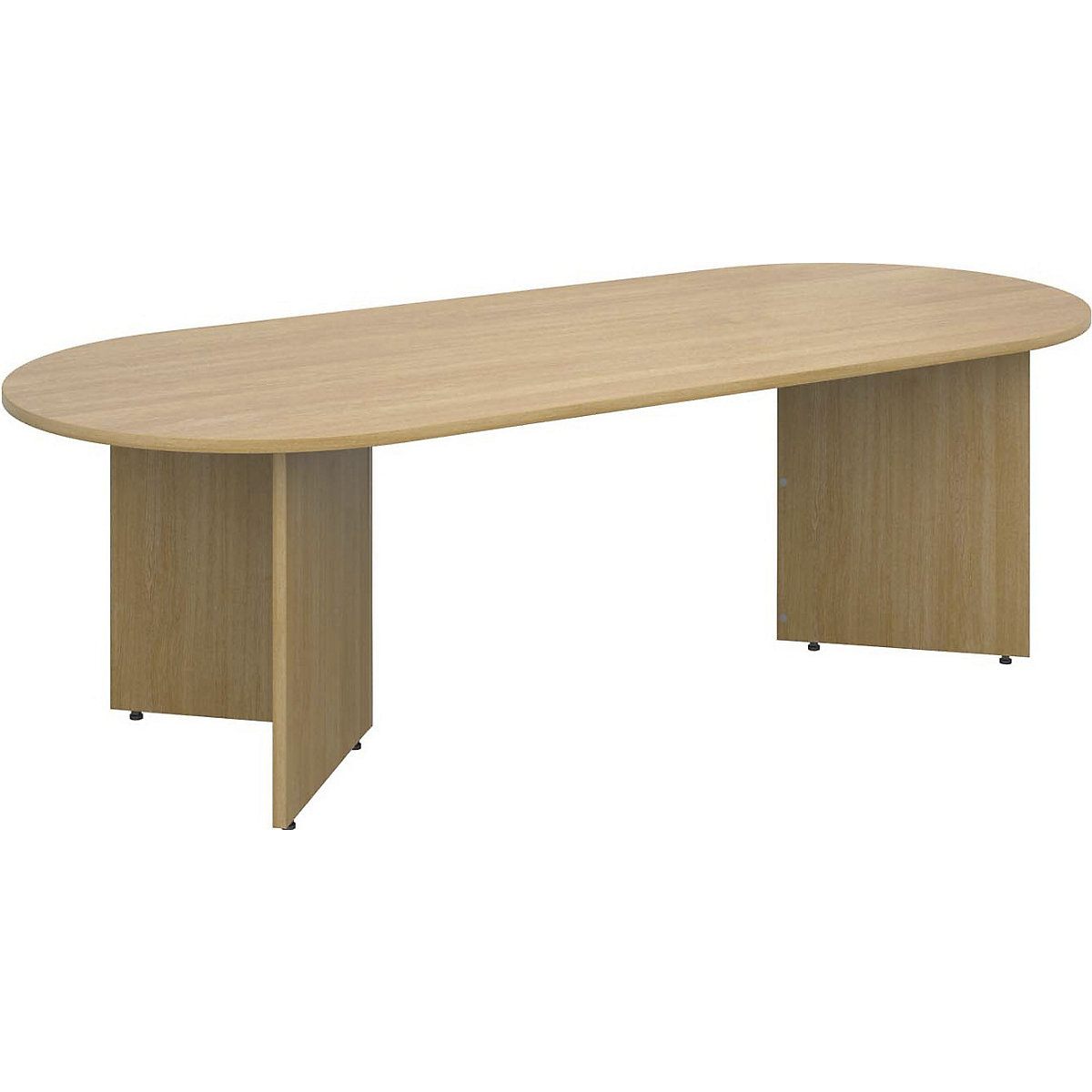 Unite II D-End Boardroom Table, Unite II D-End Boardroom Table, Unite II D-End Boardroom Table 725h x 1600w x 800d mm | Oak-0