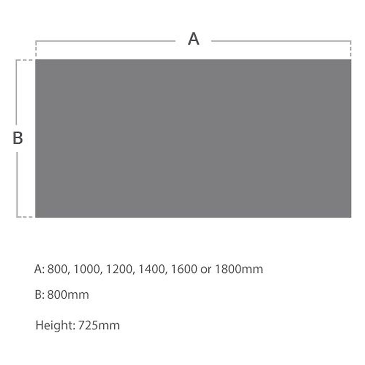 Unite II Rectangular Tubular Leg Tables (Product illustration 3)-2