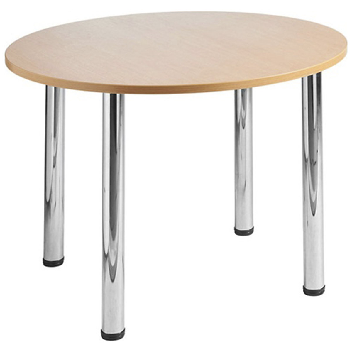 Unite II Round Chrome Tubular Leg Tables