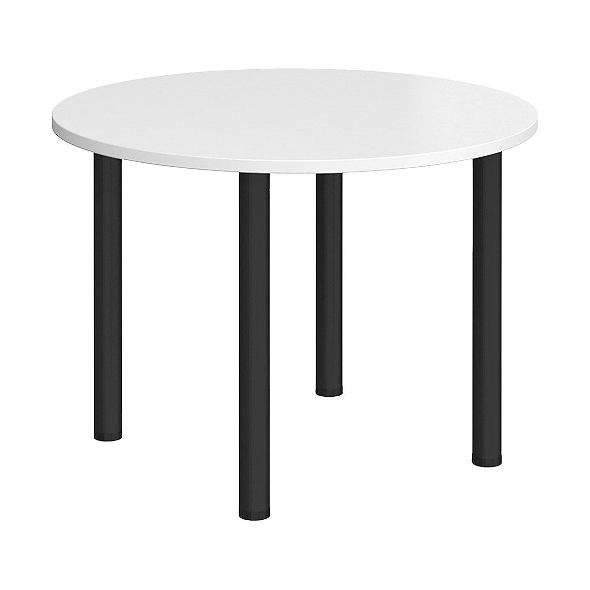 Unite II Round Tubular Leg Tables, Unite II Round Tubular Leg Tables, Unite II Round Tubular Leg Tables 725h x 1000Diaw mm | White | Black-0