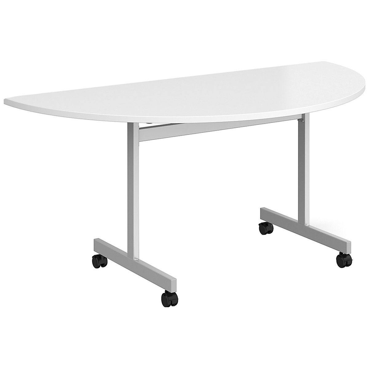 Unite II Semi-Circular Flip Top Table (Product illustration 2)-1