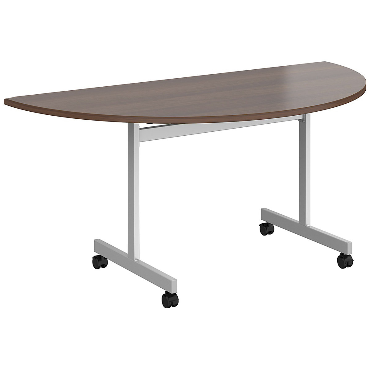 Unite II Semi-Circular Flip Top Table (Product illustration 3)-2