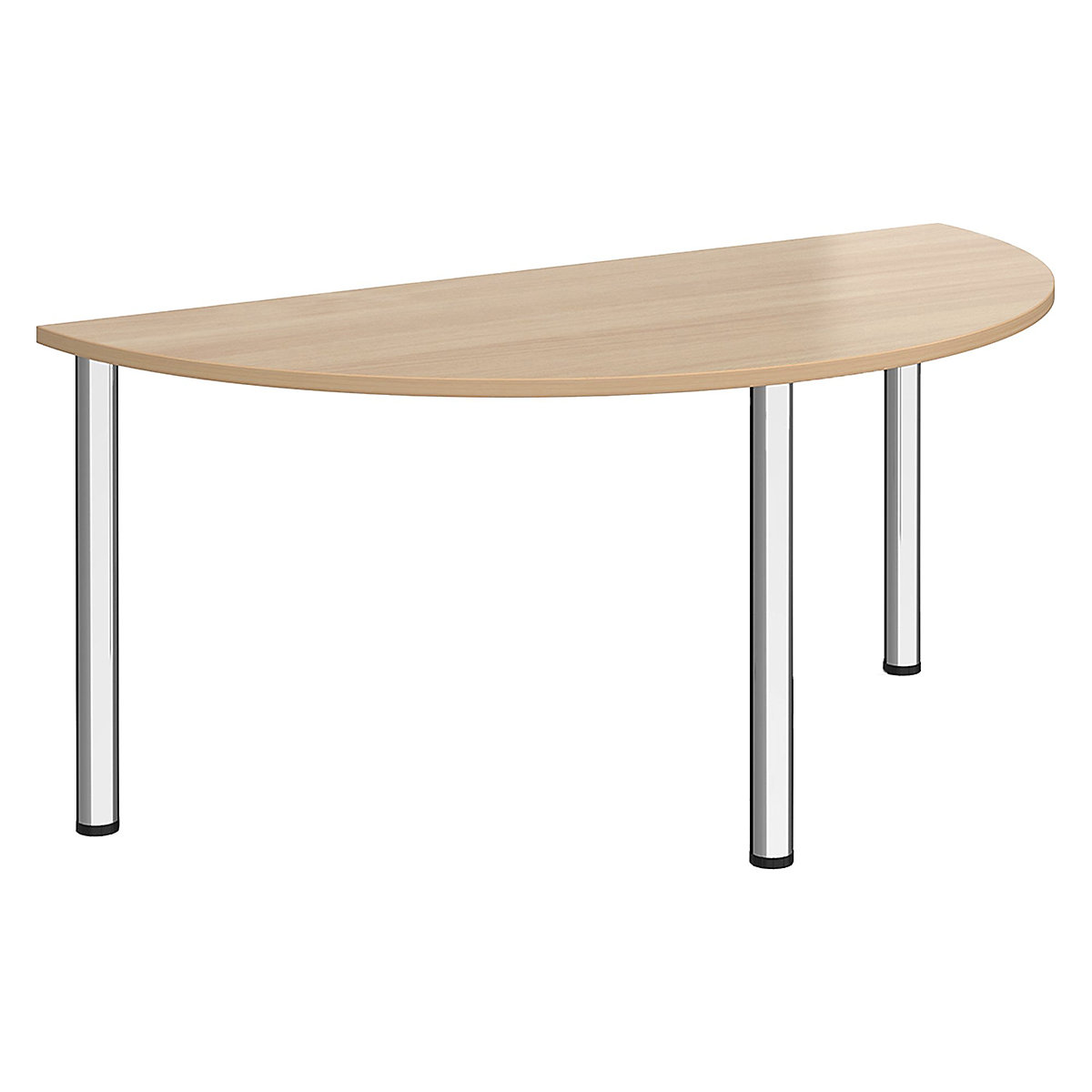 Unite II Semi Circular Chrome Tubular Leg Tables